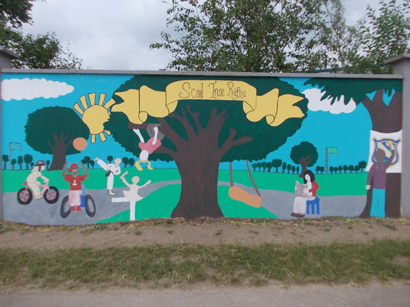 Our new school mural